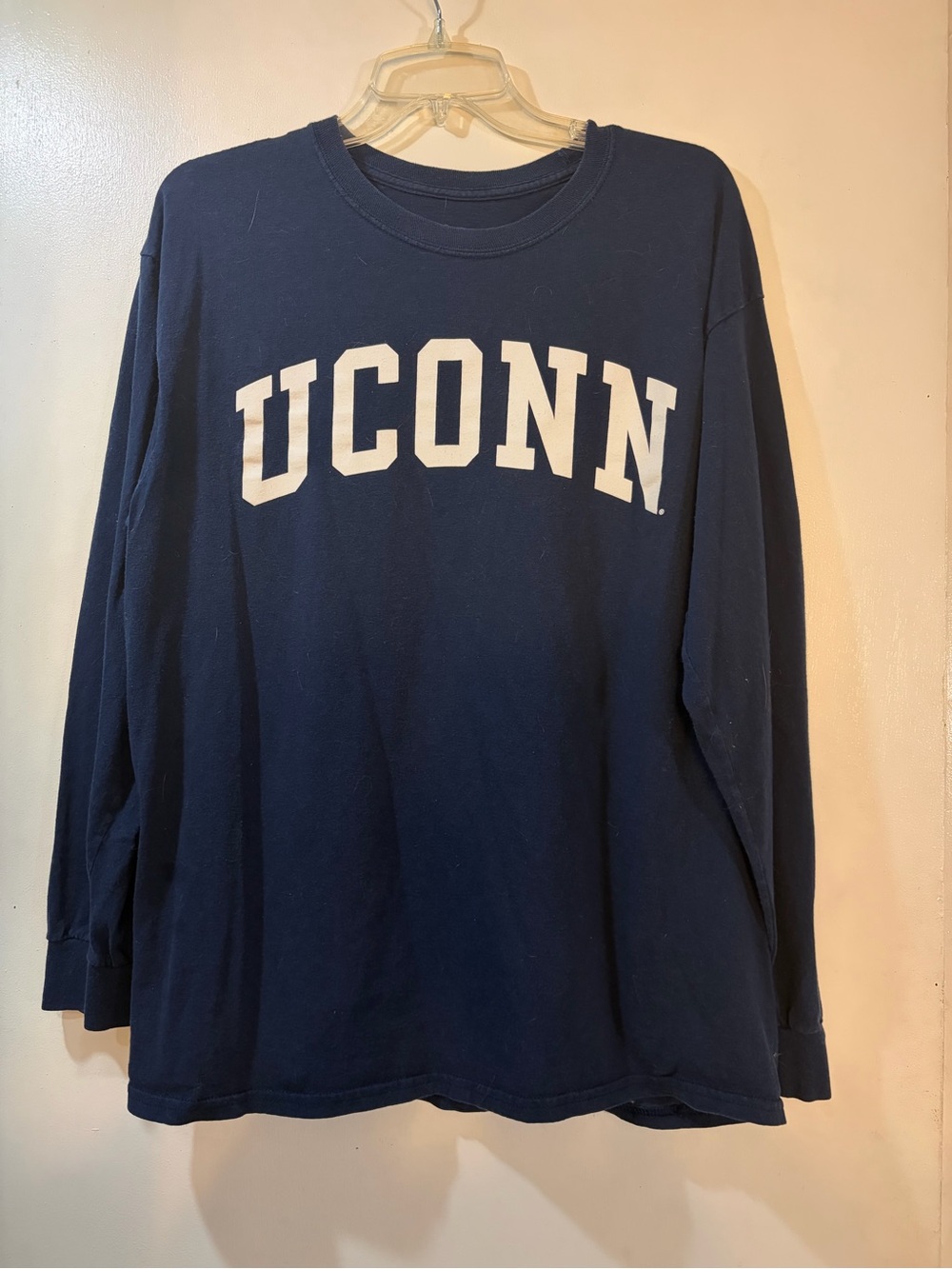 Fanatics UConn Long Sleeve T-Shirt Mens Size Large